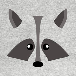 Racoon Face - Cute Halloween Costume T-Shirt